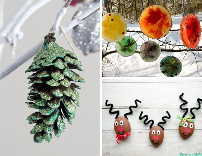 Free Christmas nature craft ideas