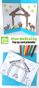 Free printable Nativity card – Dunamai