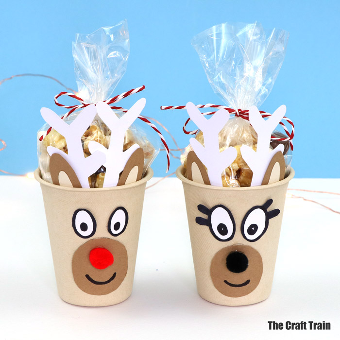 Reindeer treat cups