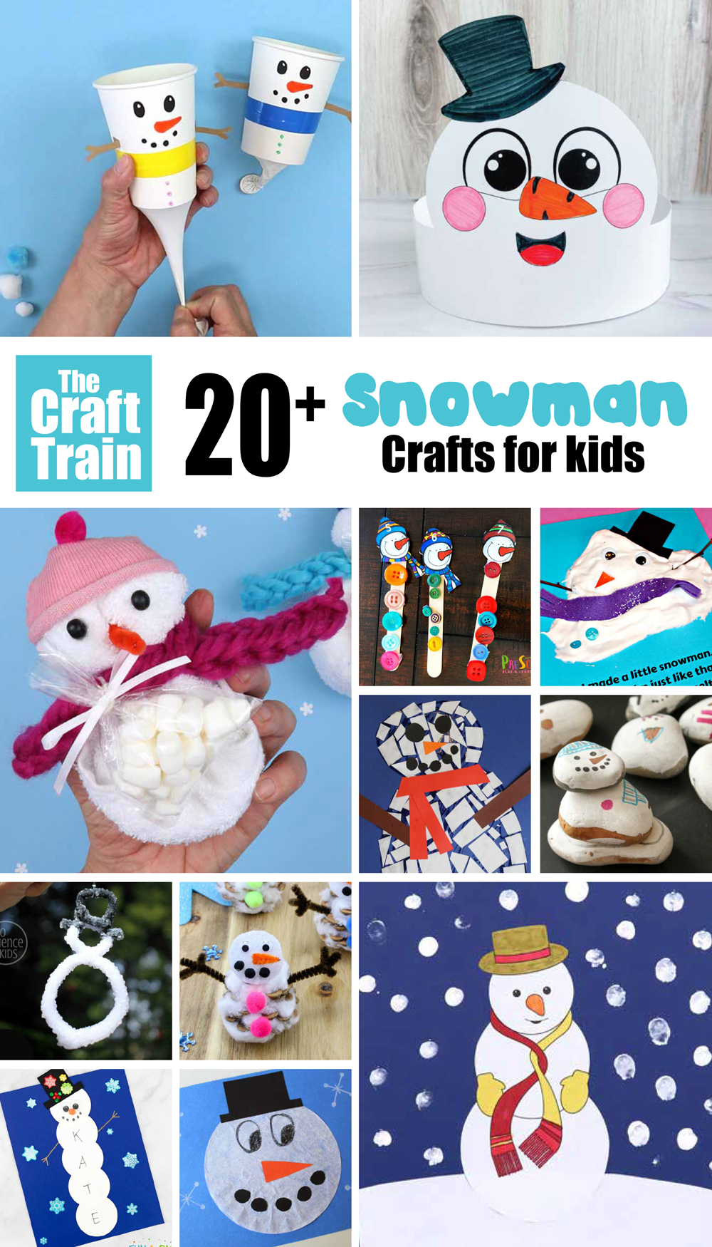 snowman crafts for kids