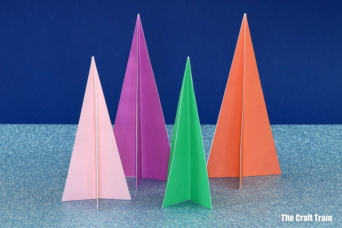 paper Christmas trees