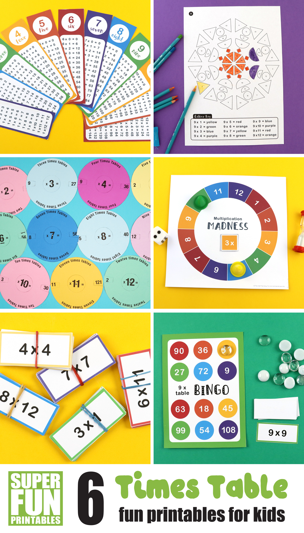 times tables activities for kids