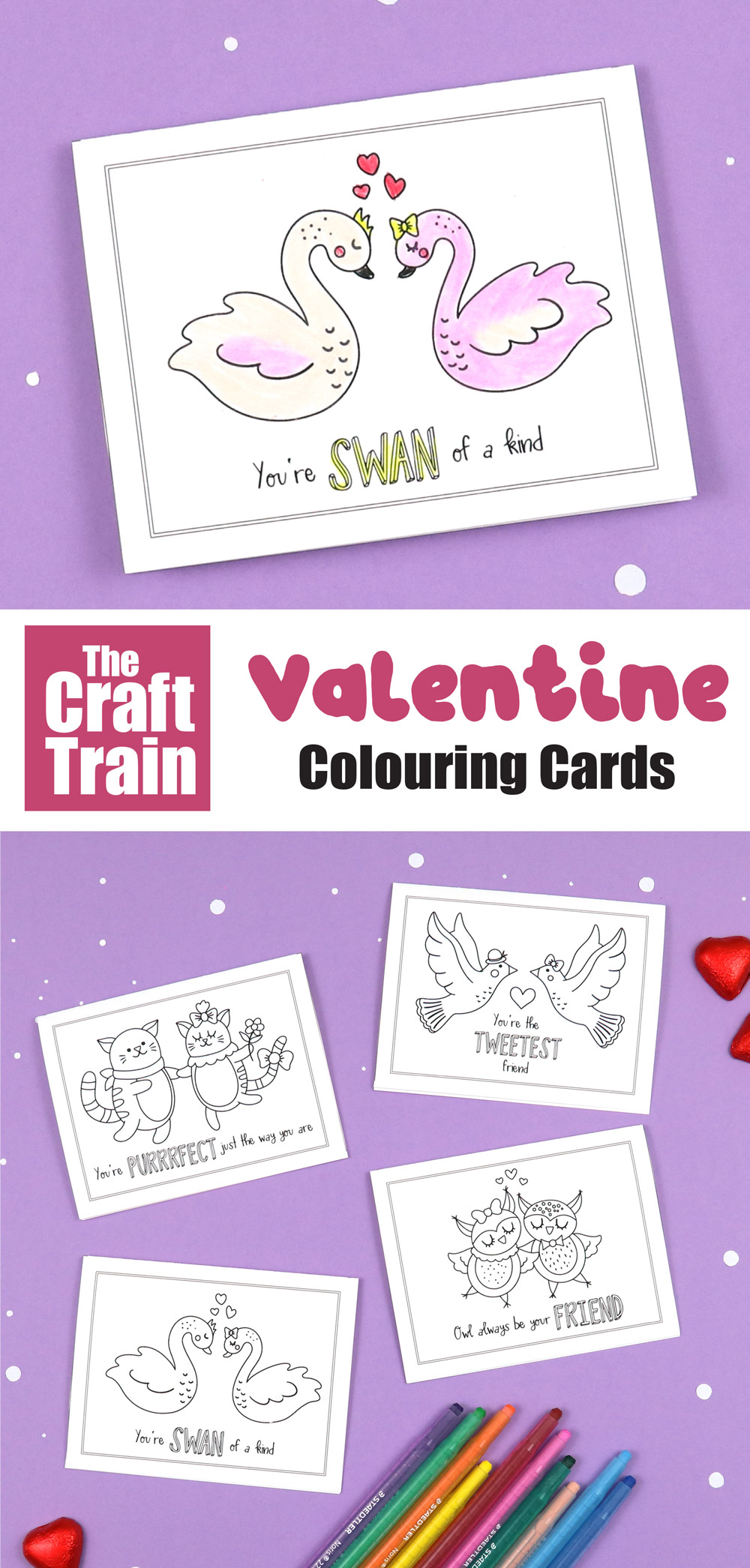 printable coloring valentines day cards