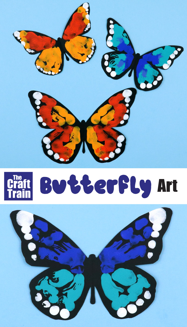 Butterfly painting art project for kids