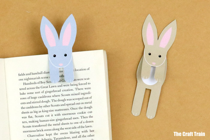 finished bunny bookmarks