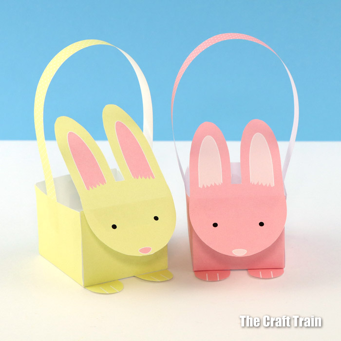 printable paper bunny baskets