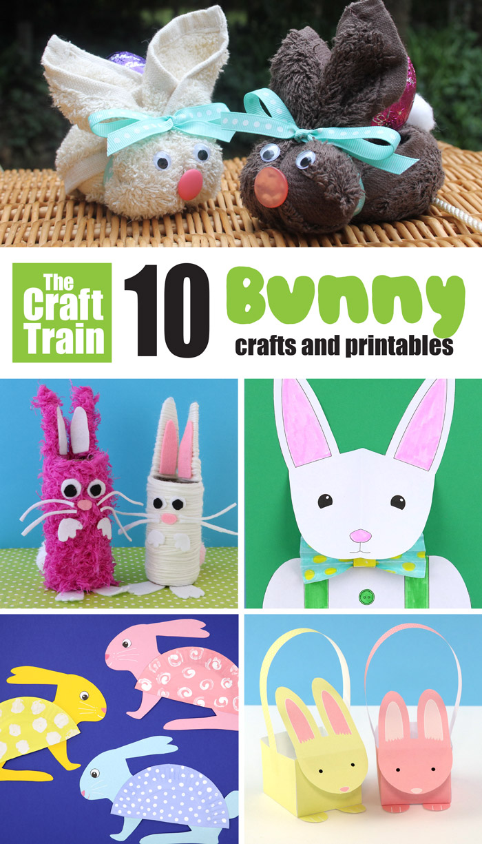 10 bunny crafts and printables for kids