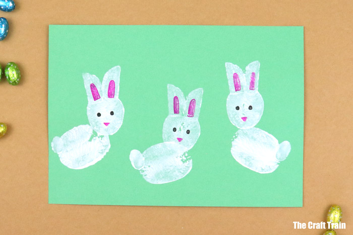bunny potato stamp art