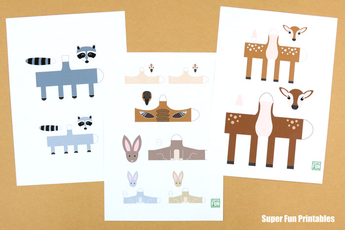 forest animal templates