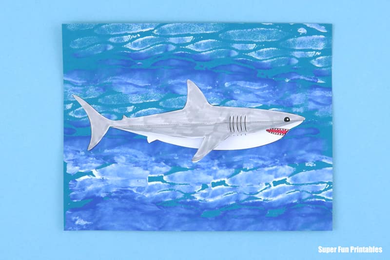 shark craft idea for kids