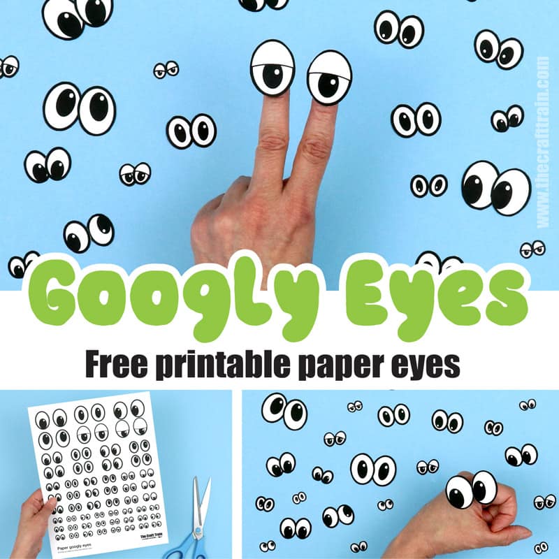 free printable paper googly eyes