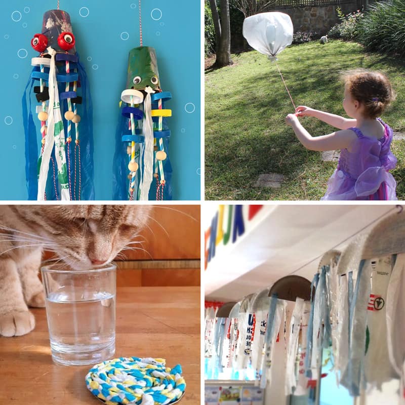 recycled plastic bag crafts