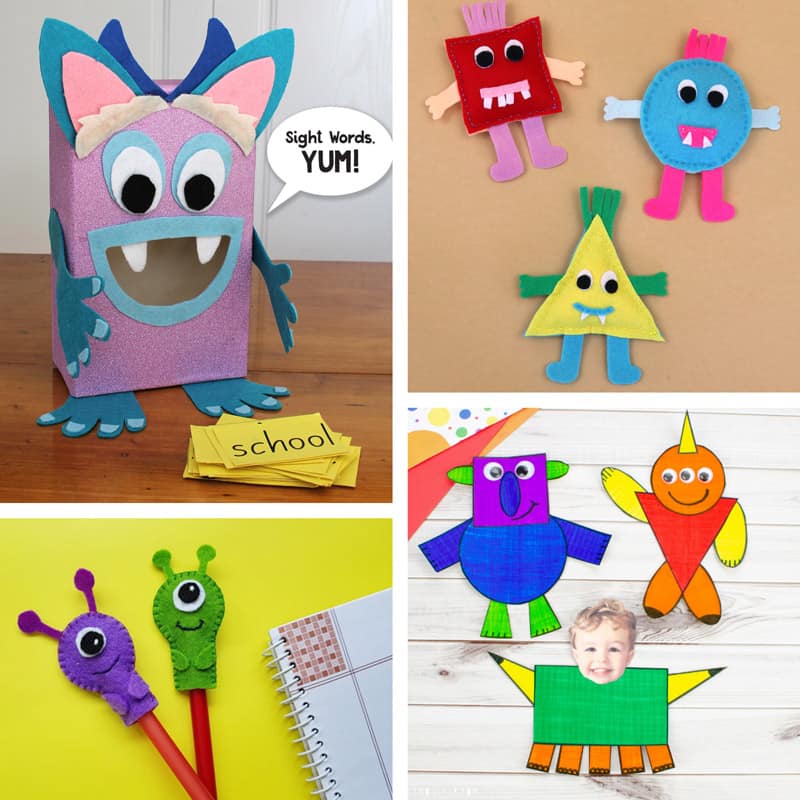 Monster crafts for learning