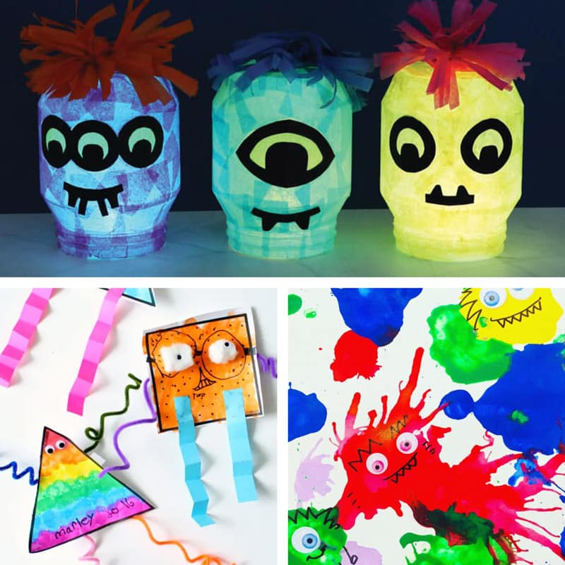 the coolest monster crafts for kids