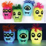 Monster lantern craft for kids