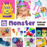 over 30 monster crafts for kids