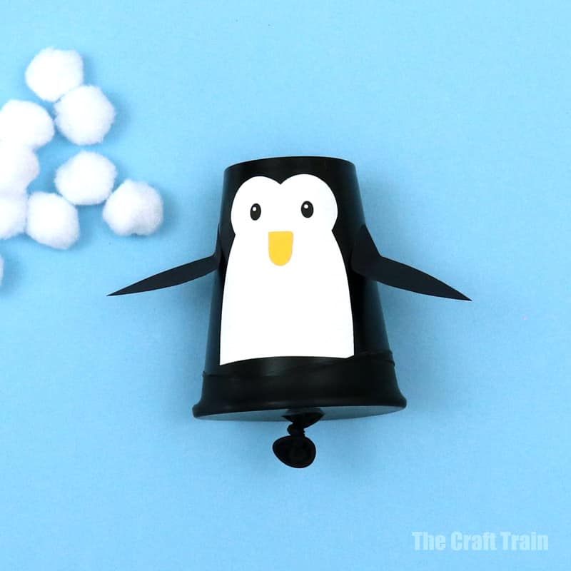 super cute penguin popper craft for kids