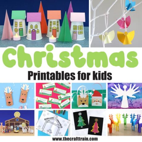 Fun Christmas printables for kids—over 25 easy printable crafts and activities to keep kids busy this CHristmas