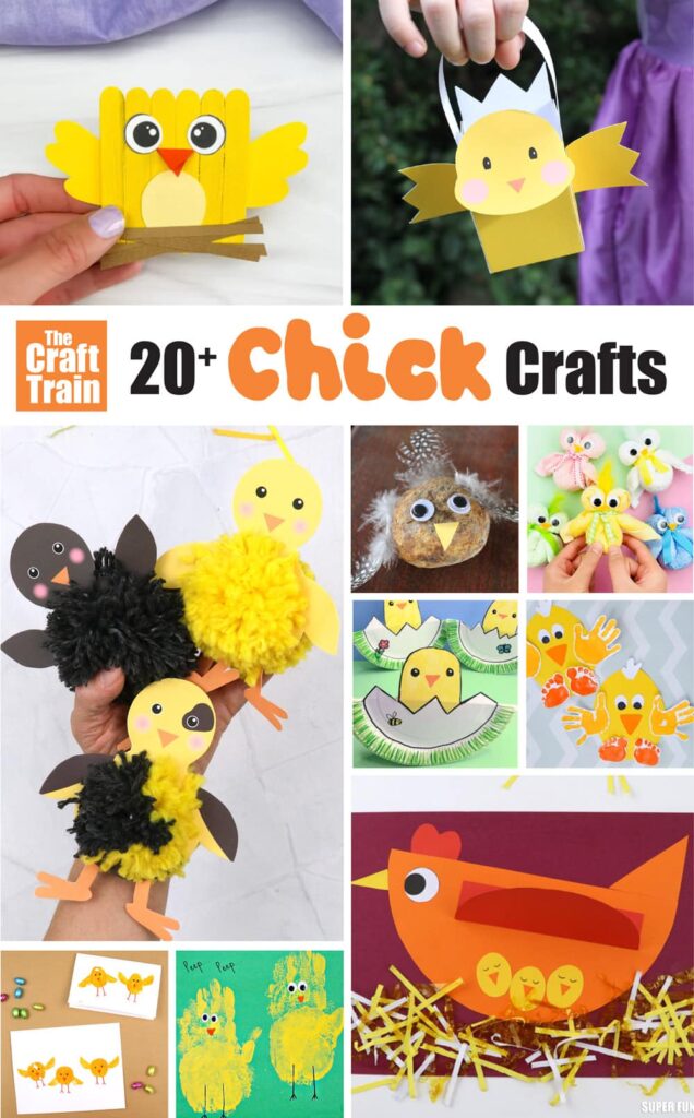Over 20 chick crafts and activities for kids