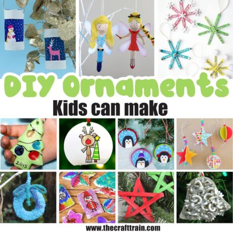 DIY ornaments kids can make — over 40 handmade ornament ideas kids will love!