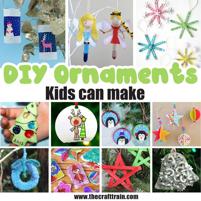 DIY ornaments kids can make