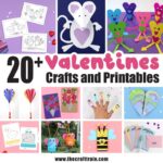 Valentines crafts and printables for kids — over 2o fun ideas