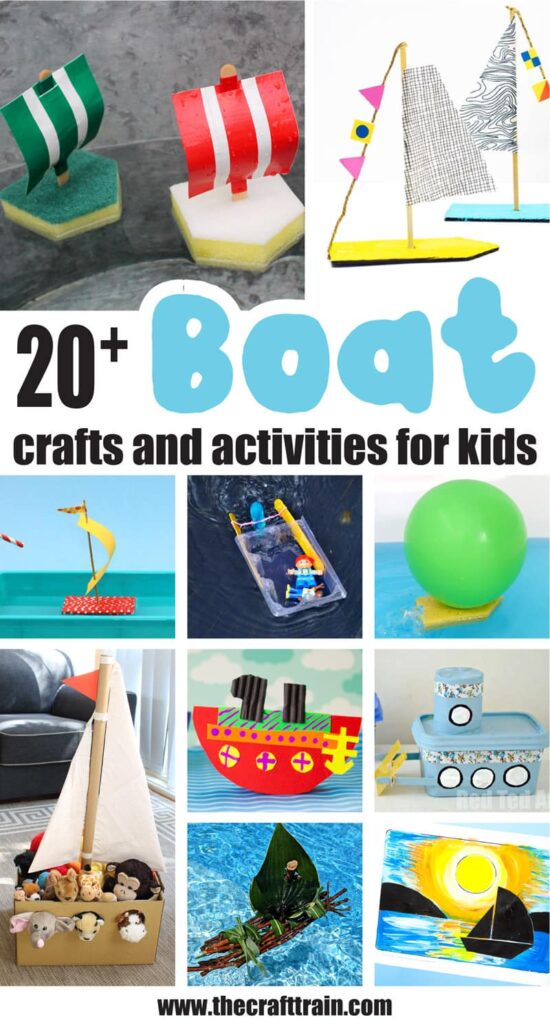 Over 20 cool boat crafts for kids