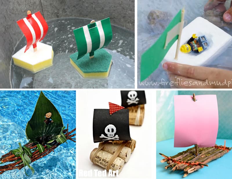 Twig Boat Craft - Easy Peasy and Fun
