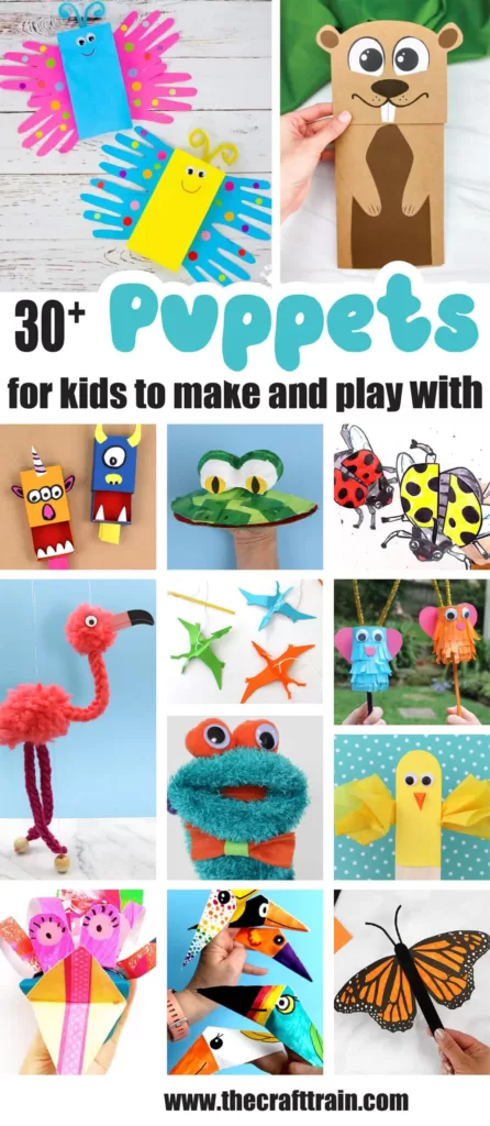 Over 30 puppet crafts for kids