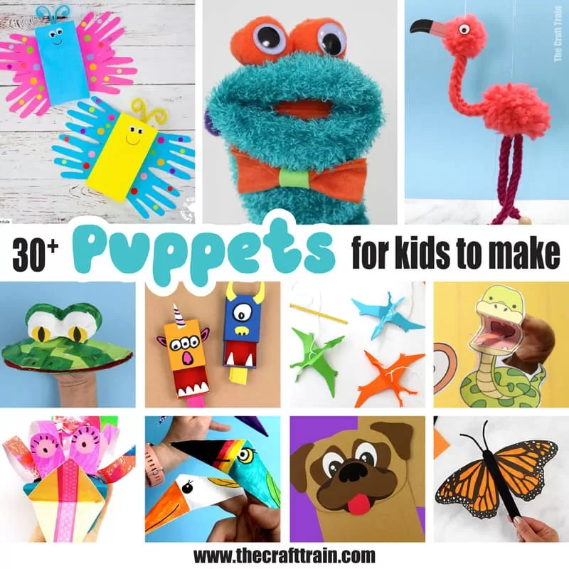 30+ Puppets Kids Can Make