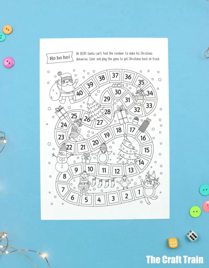 Christmas coloring game for 6-8 year olds
