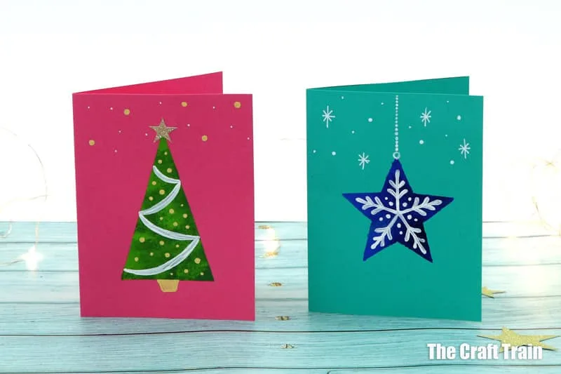 Christmas cards DIY idea that you can batch process