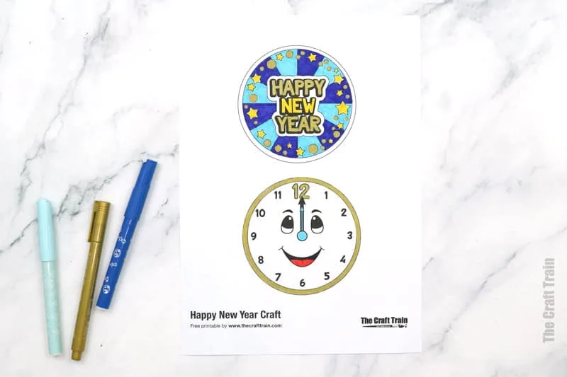 New Year noise maker craft - The Craft Train