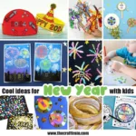 Cool ideas for New Year with kids—over 20 fun ideas for celebrating New Year with kids. Includes party crafts, hats, noisemakers, printables, fireworks rafts and more!