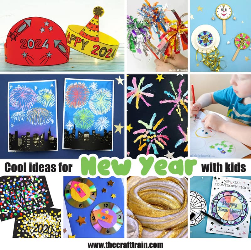 New Year crafts and activities for kids