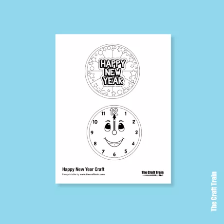 New Year noise maker craft - The Craft Train