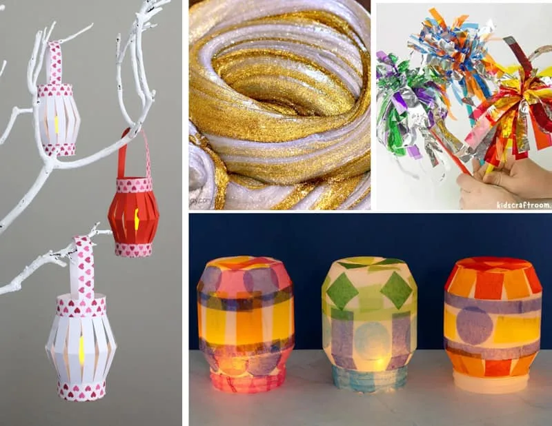 New year crafts that sparkle and glow