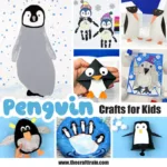 Penguin crafts for kids! Over 30 adorable ideas from preschool crafts to art projects, paper crafts, recycling crafts and more