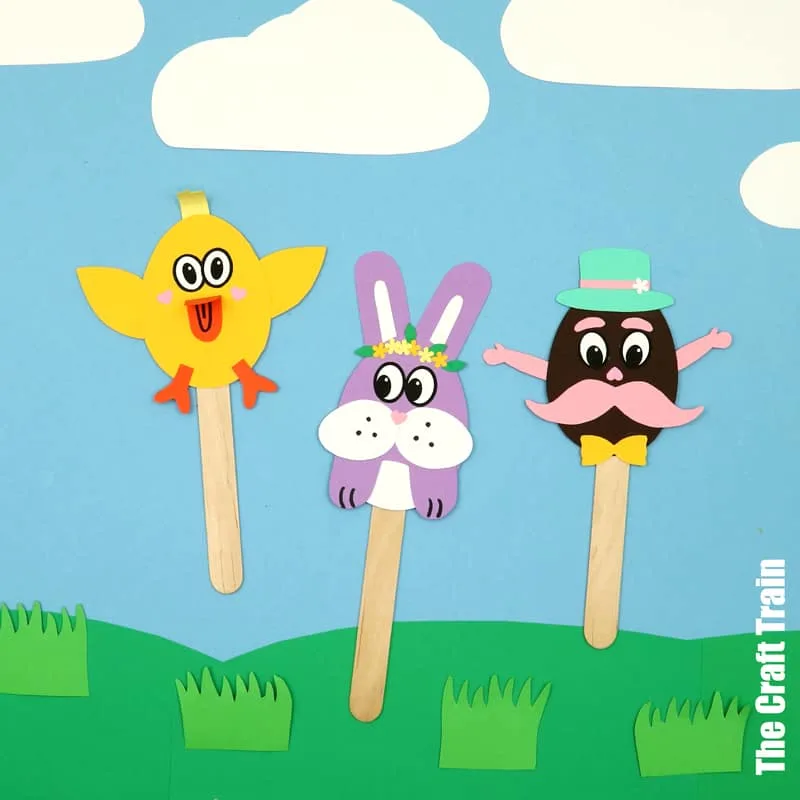 Easter Stick Puppets