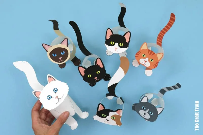 Cat printable craft for kids
