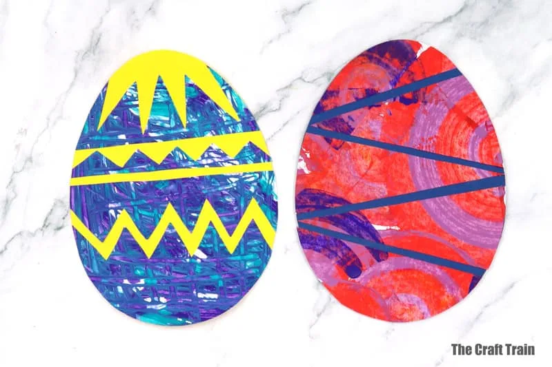 Process art Easter Egg