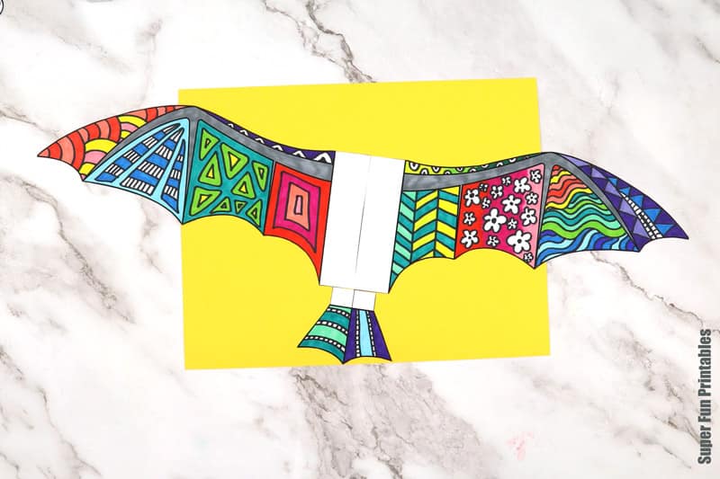 3D Bat Doodle Art - The Craft Train
